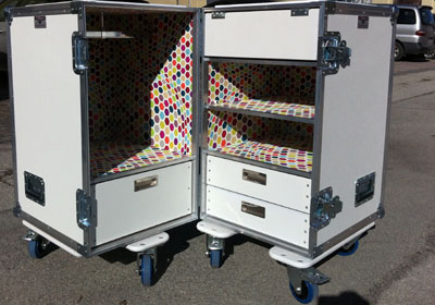 flight case work case bianco